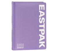 Eastpak - Agenda escolar 2026-2027, agenda con fecha de 13 meses, ideal para escuela secundaria y superior, cubierta acolchada, 352 páginas de colores y pegatinas, 12 x 16,5 cm