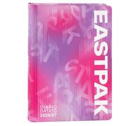 Eastpak - Agenda escolar 2026-2027, agenda con fecha de 13 meses, ideal para escuela secundaria y superior, cubierta acolchada, 352 páginas de colores y pegatinas, 12 x 16,5 cm