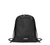 Eastpak Bolsa de Gimnasio JYMLER con cordón, Saco Deportivo Ligero con Bolsillo Frontal con Cremallera y Tela Repelente al Agua, 15 L, Negra