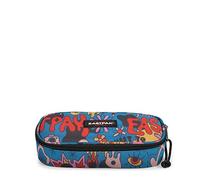 EASTPAK Estuche modelo oval color Doodle Blue, Garabato Azul