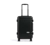 Eastpak Maleta rígida RESIST'R CASE S BRUSHED METAL con 30 años de garantía, 4 ruedas, equipaje de mano, cerradura de combinación TSA