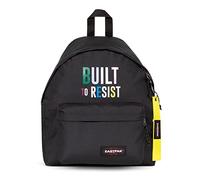 EASTPAK Mochila modelo Day Pak'r color Bold BTR Black con cremallera adicional y porta portátil 13.3, Negrita Btr Negro, M
