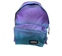 EASTPAK Mochila Padded Pak'r Iridiscente con purpurina, violeta y turquesa difuminada, 24 l, 40 x 30 x 18 cm