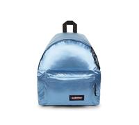 Eastpak Mochila Pak'r Acolchada : icónica Mochila de Uso Diario con Bolsillos Acolchados en la Parte Trasera y Delantera, Capacidad 24 L, 40 x 30 x 18 cm, Azul Satinado