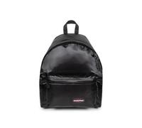 Eastpak Mochila Pak'r Acolchada : icónica Mochila de Uso Diario con Bolsillos Acolchados en la Parte Trasera y Delantera, Capacidad 24 L, 40 x 30 x 18 cm, Negra Satinada