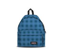 Eastpak Mochila Pak'r Acolchada : icónica Mochila de Uso Diario con Bolsillos Acolchados en la Parte Trasera y Delantera, Capacidad 24 L, 40 x 30 x 18 cm, Azul a Cuadros