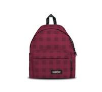 Eastpak Mochila Pak'r Acolchada : icónica Mochila de Uso Diario con Bolsillos Acolchados en la Parte Trasera y Delantera, Capacidad 24 L, 40 x 30 x 18 cm - Checker Burgundy
