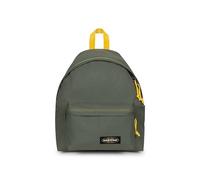 Eastpak Mochila Pak'r Acolchada : icónica Mochila de Uso Diario con Bolsillos Acolchados en la Parte Trasera y Delantera, Capacidad 24 L, 40 x 30 x 18 cm - Kontrast Khaki Yellow
