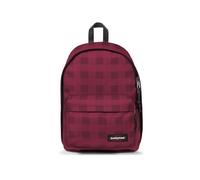 Eastpak Mochila para Uso Fuera de la Oficina: Mochila para portátil con Compartimento para portátil 14 Inch, Respaldo y Correas Acolchados, Capacidad para 28.5 L, 44 x 29.5 x 22 cm, Burdeos a Cuadros