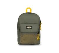 Eastpak Mochila Pinnacle de : Mochila Grande de Doble Compartimento con Organizador Interno, Espalda y Correas Acolchadas, Capacidad 38 L, 42 x 32 x 25.5 cm - Kontrast Khaki Yellow