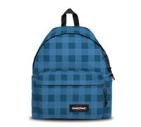 Eastpak Mochila Pak'r Acolchada : icónica Mochila de Uso Diario con Bolsillos Acolchados en la Parte Trasera y Delantera, Capacidad 24 L, 40 x 30 x 18 cm, Azul a Cuadros