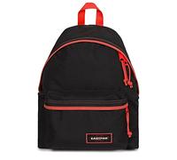 EASTPAK Padded Pak'r Mochila, Negro (Kontrast Fiery)