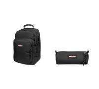 EASTPAK Provider Mochila, 44 cm, 33 L, Negro (Black) & Benchmark Single Estuche, 21 cm, Negro (Black)