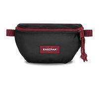 EASTPAK Springer Riñonera, Negro (Blakout Strip Red)