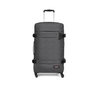 Eastpak Transit'r 4 M Maleta Negra Denim M Trolley, Black Denim, Medium, Carrito