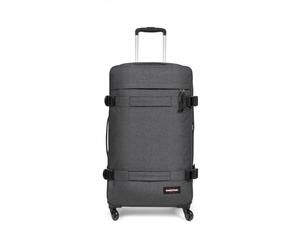 Eastpak Transit'r 4 M Maleta Negra Denim M Trolley, Black Denim, Medium, Carrito
