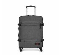 Eastpak Transit'r 4 S Maleta Negra Denim S Trolley, Black Denim, small, Carrito