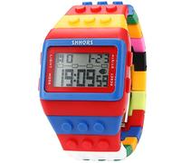 EASTPOLE LED090 - Reloj Digital Unisex, Correa de Goma, Multicolor, LED