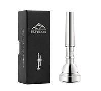 EastRock Boquilla de trompeta 7C chapada en plata, accesorios para instrumentos de trompeta, empaquetados al vacío