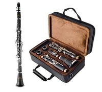 EASTROCK Clarinete bb Flat 17 Nickel Key Black