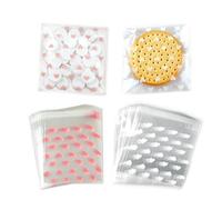 Eastrpupira 200 bolsas de celofán de corazón rosa para caramelos de San Valentín