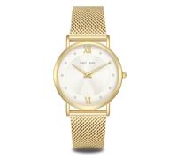 Eastside Reloj para Mujer análoga Mecanismo de Cuarzo con Correa de Acero Fino Amarillo 10080125