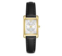 Eastside Reloj para Mujer análoga Mecanismo de Cuarzo con Correa de Cuero Real Negro 10080150