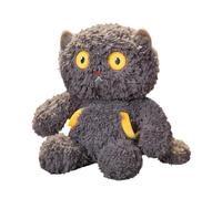 Eastuy Animales de Peluche de Gatos, Juguete de Peluche de Gatos | Acurrucar Gato Relleno,Vívida Cabeza de expresión gatita gatita Rotatoria de Peluche, Abrazo, acompañamiento, plushies relajantes