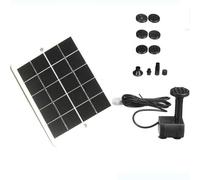 Eastuy Bomba Solar - Bomba de Agua con Panel Solar de 15 Vatios para Bebederos de Pájaros sin Baterías | de Riego Decorativo Resistente para Jardín Patio Balcón Piscina Peceras