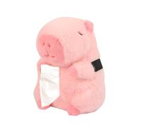 Eastuy Portapañuelos Capibara,Lindo Peluche De Cartoon Suave Y Multifuncional Portátil,Contenedor de Papel para Reposabrazos de Coche - Uso en Hogar Oficina Apartamento Dormitorio y Sala de Estar