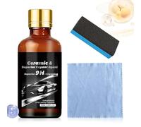 Eastuy Recubrimiento Automotriz - Resistente A Rayos UV Antipolvo De Larga Duración Limpiador Portátil - Líquido Abrillantador Automóvil - para Lateral Maletero Rueda capó