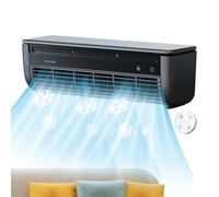 Eastuy Ventilador de Aire Acondicionado - Ventilador De Pared - Enfriador Portátil Multiusos Con Carga Inalámbrica y Velocidades Para Hogar Viajes Mesa Camping