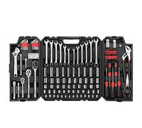 Eastvolt EVHT24801 - Juego de herramientas mecánicas de 248 piezas, llaves y llaves mixtas de uso general, juego de herramientas de reparación de automóviles con estuche de almacenamiento