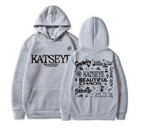 Easwisa Katseye Beautiful Chaos Album Tour Sudadera con Capucha Hombre/Mujer Moda Retro Jersey Y2K Sudadera De Manga Larga Harajuku Hip-Hop Unisex Productos para Fans-Grey||x_s
