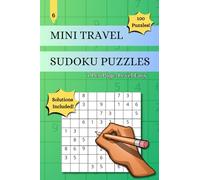 Easy 100 Mini Travel Sudoku Puzzles, 1 per Page with Answers: Pocket Size, 4x6 Inches, Sudoku on the Go, Activity Book for all Ages, Level Easy Sudoku
