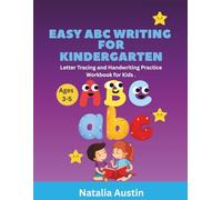 Easy ABC Writing for Kindergarten: Learn to Trace Capital & Lowercase Letters, Line Tracing, Coloring and Letter Matching | Handwriting Practice Workbook for Preschool Kids Ages 3-5