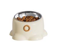 Easy Access Food Bowl | Ergonomic Feeding Bowl | Stable Feeding Bowl | Non-Tip Pet Bowl | Indoor Outdoor Pet Dish Removable Stainless Steel Bowls PP+Stainless Steel For Living Room, Backyard
