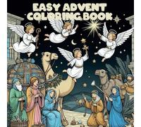 Easy Advent Coloring Book: 28 humorous seasonal pictures for relaxing, inspirational fun