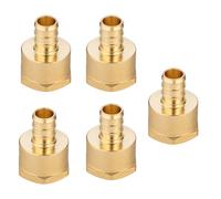 - Easy -B - Accesorio de fontanería de 1,27 cm a prueba de fugas, accesorios de tubería de latón para sistemas de agua potable seguros, accesorios de suministro de agua fáciles