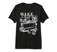 Easy-Bake Oven Wake & Easy Bake Black & White Easy Bake Oven Camiseta Premium