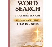 Easy Bible Word Search for Christian Seniors Featuring Favorite Hymns | Large Print & Easy Puzzles: 100 Easy Puzzles with Extra-Large Print and Simple Words (Quiet Faith Word Search Series)