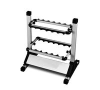 EASY BIG Estante para cañas de pescar, soporte de aleación de aluminio, con capacidad para hasta 24 cañas, organizador para guardar cañas de pescar en el garaje o en casa