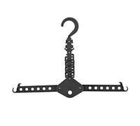 Easy_Buying Perchas Plegables para Viajes al Aire Libre Camping portátil Plegable Ahorro de Espacio Perchas de plástico 4 Unidades