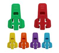 Easy Can Abridor | Manual de 5,4 cm | 6 piezas Tren sin esfuerzo, diseño ABS reutilizable, protección de uñas, abridor de higiene para camping, picnics, reuniones al aire libre o uso familiar