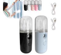 Easy Care Sunshine 15s Heat up Mini Travel Steamer,Hand Held Steamers for Clothes,Portable Steamer Travel,Mini Handheld Garment Steamer,Fabric Steam Iron for Home, Office And Travel (2A)