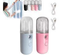 Easy Care Sunshine 15s Heat up Mini Travel Steamer,Hand Held Steamers for Clothes,Portable Steamer Travel,Mini Handheld Garment Steamer,Fabric Steam Iron for Home, Office And Travel (2G)