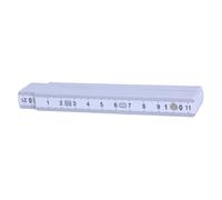 Easy Carry - Regla plegable de 1 metro con remaches de metal, medidor de ingeniería para renovación del hogar y el aula