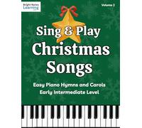 Easy Christmas Piano Book with Chords - Volume 2: More Holiday Piano Songs for Early Intermediate Players | Simple Chordal Accompaniments for Familiar Carols