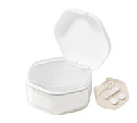 Easy-Clean Denture Case | Compact Denture Storage | Hygiene Denture Cup, Denture Care Accessories, Lightweight Denture Holder, Protective Denture Case, Denture Bath Container