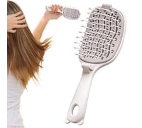 Easy Clean Hair Brush for Home Beauty Salon Dormitory Travel | Self Cleaning Hair Brush Volumizing Foldable Quick-Drying Comb for Business Trip Men Women